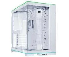 Lian Li O11 Dynamic EVO RGB PC-Gehäuse Bundle HydroShift II LCD-S 360TL AiO + 3x UNI FAN SL-INF 120 Reverse Blade Lüfter - baltas