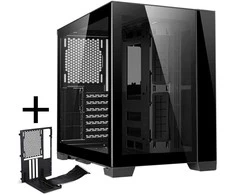 Lian Li O11 Dynamic Mini + Mini Riser Card - PCIe 4.0, juodas