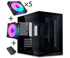 Lian Li O11 Dynamic Mini V2 "Total Flow" UNI FAN SL INF Edition - juodas (Inkl. Controller)