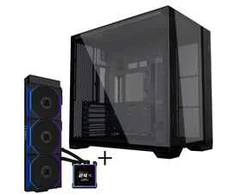 Lian Li O11 Vision Compact korpuso rinkinys + HydroShift II LCD-S 360TL AiO - juodas