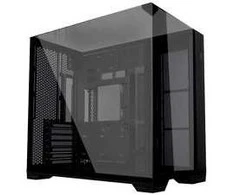 Lian Li O11 Vision Compact PC-Gehäuse Bundle + 3x UNI FAN SL-INF 120 Reverse Blade Lüfter - juodas