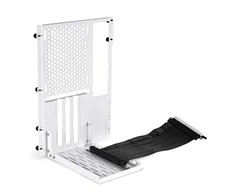 Lian Li O11DMINI-1W-4 Mini Riser Card + PCI slot bracket – PCIe 4.0, 200mm, baltos spalvos