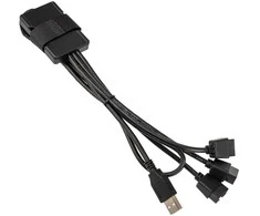 Lian Li PW-U2TPAB USB Hub – juodas