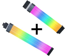 Lian Li Strimer Wireless 24-Pin RGB Motherboard Cable + Controller + Strimer Wireless 12V-2x6 GPU Cable Wide