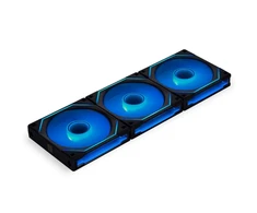 Lian Li UNI FAN SL-INF 120 ARGB PWM, pakuotėje 3 su valdikliu - 120 mm, juodas