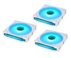 Lian Li UNI FAN SL-INF 140 ARGB Reverse Blade PWM Lüfter, 3er Single Lüfter Pack (Ohne Controller) - 140mm, baltas