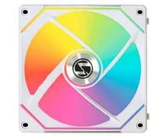 Lian Li UNI FAN SL-INF 140 ARGB Reverse Blade PWM Lüfter, 3er Pack (Ohne Controller) - 140mm, baltas + 1x UNI FAN SL-INF 140 ARGB PWM Lüfter