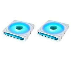 Lian Li UNI FAN SL-INF 140 ARGB Reverse Blade PWM Lüfter, 3er Pack (Ohne Controller) - 140mm, baltas + 1x UNI FAN SL-INF 140 ARGB PWM Lüfter
