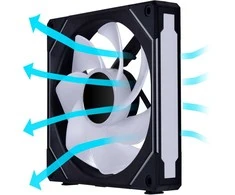 Lian Li UNI FAN SL-INF 140 ARGB Reverse Blade PWM Fan - 140mm, juodas