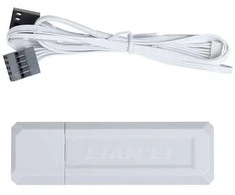 Lian Li UNI FAN SL Wireless ARGB PWM korpuso ventiliatorius, 3er-Pack su valdikliu- 120 mm, baltos spalvos