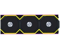 Lian Li UNI FAN SL belaidis ARGB PWM ventiliatorius, 3 vnt. pakuotė su valdikliu - 120 mm, juodas