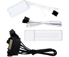 Lian Li UNI FAN TL Wireless korpuso ventiliatorius, ARGB, PWM, 3er-Pack – 120 mm, baltos spalvos