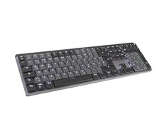 Belaidė klaviatūra Logitech MX MECHANICAL, išdėstymas: Vokiečių (Qwertz), "Linear", pilkos spalvos