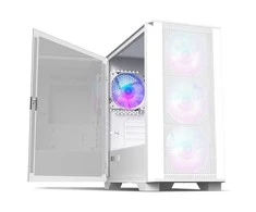 Montech AIR 100 ARGB, Micro-ATX, Tempered Glass – baltos spalvos
