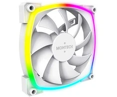 Montech AX120 PWM ARGB korpuso ventiliatorius – 120mm, baltos spalvos