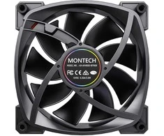 Montech AX140 PWM ARGB korpuso ventiliatorius – 140mm, juodos spalvos