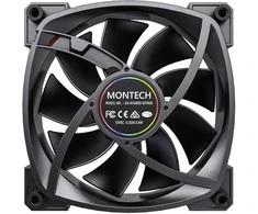 Montech AX140 PWM ARGB korpuso ventiliatorius – 140mm, juodos spalvos