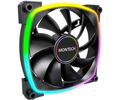 Montech AX140 PWM ARGB korpuso ventiliatorius – 140mm, juodos spalvos