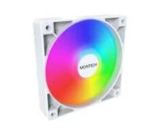 Montech GF120 PWM ARGB korpuso ventiliatorius – 120mm, baltos spalvos