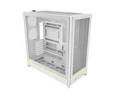 Montech HS01 PC-kompiuterio korpusas, Midi-Tower, ATX, aRGB, Tempered Glass – baltos spalvos