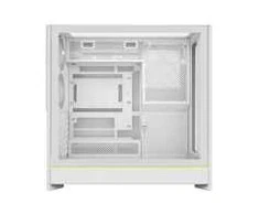 Montech HS01 PC-kompiuterio korpusas, Midi-Tower, ATX, aRGB, Tempered Glass – baltos spalvos