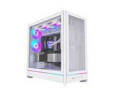 Montech HS01 PC-kompiuterio korpusas, Midi-Tower, ATX, aRGB, Tempered Glass – baltos spalvos