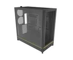 Montech HS01 PC-kompiuterio korpusas, Midi-Tower, ATX, aRGB, Tempered Glass – juodos spalvos