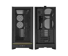 Montech HS01 PRO PC-kompiuterio korpusas, Midi-Tower, ATX, aRGB, Tempered Glass – juodos spalvos