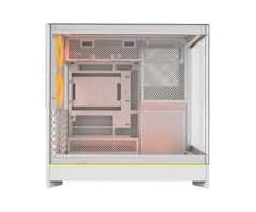 Montech HS02 PRO PC-kompiuterio korpusas, Midi-Tower, ATX, Tempered Glass, ARGB – baltos spalvos
