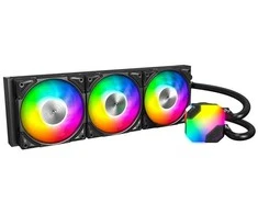 Montech Hyper Flow ARGB AIO water cooling, juodas – 360mm