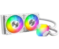 „Montech Hyper Flow ARGB AIO“ vandens aušinimas, baltos spalvos - 240 mm