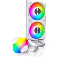„Montech Hyper Flow ARGB AIO“ vandens aušinimas, baltos spalvos - 240 mm