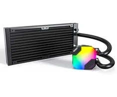 „Montech Hyper Flow ARGB AIO“ vandens aušinimas, juodos spalvos - 240 mm