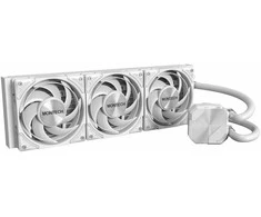Montech HyperFlow Silent All-in-One Liquid Cooler – 360mm, baltos spalvos