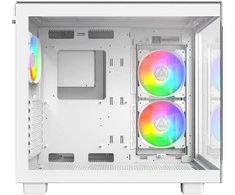 Montech KING 65 PRO PC-kompiuterio korpusas, Midi-Tower, ATX, ARGB, Tempered Glass -baltos spalvos