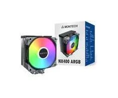 Montech NX400 Juodas procesoriaus aušintuvas, ARGB – 120mm, juodos spalvos