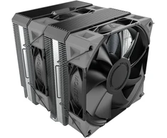 „Montech NX600“ procesoriaus aušintuvas, dvigubas bokštas – 2x 120 mm, juodas