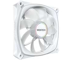 „Montech RX120 PRO PWM“ reversinis ventiliatorius, ARGB®, 3 vnt. pakuotė, 120 mm, baltas
