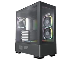 Montech SKY TWO, Midi-Tower - juodos spalvos