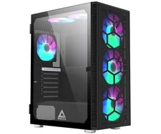Montech X3 Glass Mid Tower, RGB, Tempered Glass – Juodas