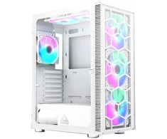 Montech X3 Glass Midi-Tower, RGB, Tempered Glass – baltos spalvos