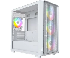 „Montech X5M“ kompiuterio korpusas, vidutinio dydžio bokštas, „Micro-ATX“, ARGB, grūdintas stiklas – Baltas
