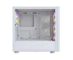 Montech XR Wood PC-kompiuterio korpusas, Midi-Tower, ATX, ARGB, Tempered Glass – baltos spalvos