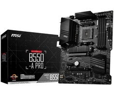 Pagrindinė plokštė MSI B550-A PRO, AM4, DDR4