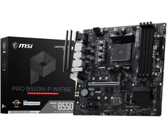 pagrindinė plokštė MSI B550M-P WiFi6E (B550,AM4,mATX,AMD) (7C95-202R)