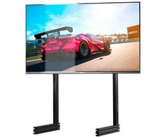 Laikiklis „Next Level Racing“ grindų stovas | ELITE laisvai stovintis vieno monitoriaus stovas | Vertikalus reguliavimas | 65 " | Juodas