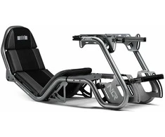 Next Level Racing Naujo lygio lenktynės | Plienas | Lenktynių simuliatoriaus kabina | F-GT Pro Formula ir GT Pilkas leidimas | Pilkas