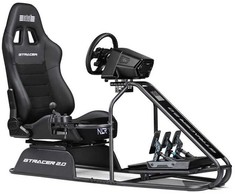 „Next Level Racing GTRacer 2.0“, lenktynių kabina – juodas
