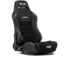 „Next Level Racing“ | Aukščiausios kokybės PU oda | Atlošiama sėdynė | ERS3 Elite PU odos ir zomšos leidimas | Juodas