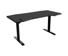 Nitro Concepts žaidimų stalas D16E Carbon Juodas 1600x800 - elektra reguliuojamas aukštis